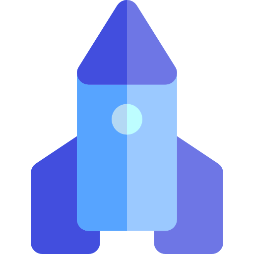 Rocket ship icon