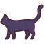 Black cat icon 64x64