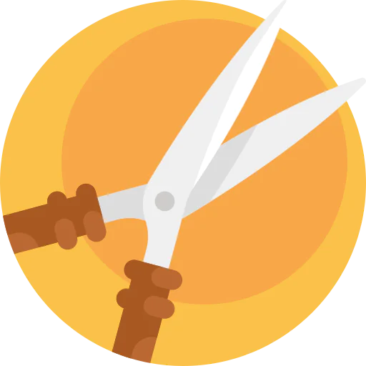 Pruning shears icon