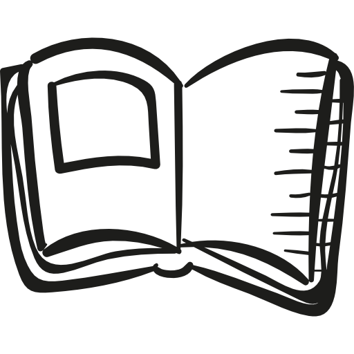 Opened textbook icon