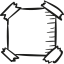 Sellotaped note icon 64x64