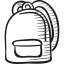 School backpack icon 64x64