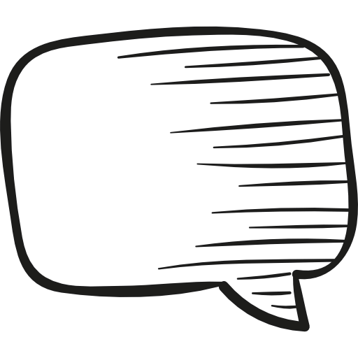 Draw Message Bubble icon