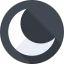 Half moon icon 64x64