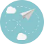 Paper plane ícono 64x64