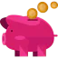 Piggy bank icon 64x64