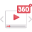 360 video Ikona 64x64