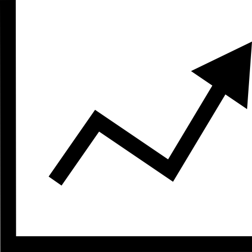Line chart icon