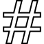 Hashtag Symbol 64x64