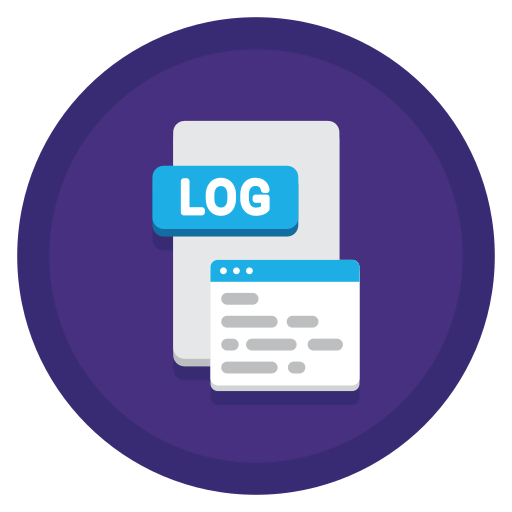 Log document icon