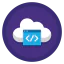 Cloud coding ícono 64x64