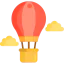 Hot air balloon icon 64x64