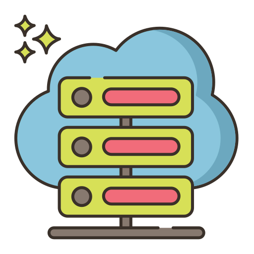 Cloud server icon