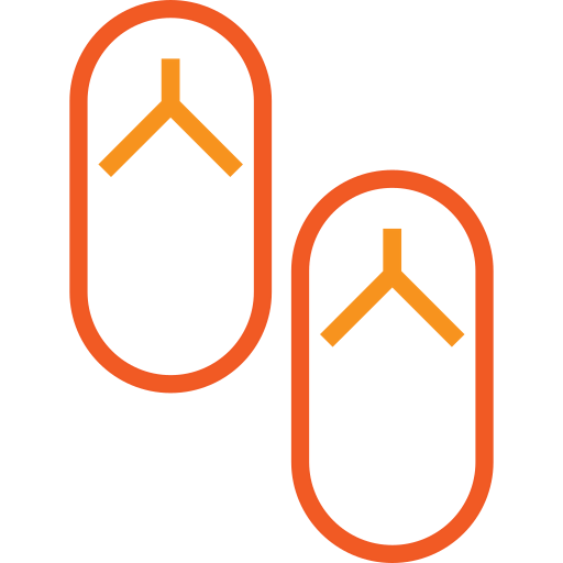 Flip flops icon