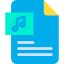 Music file icon 64x64
