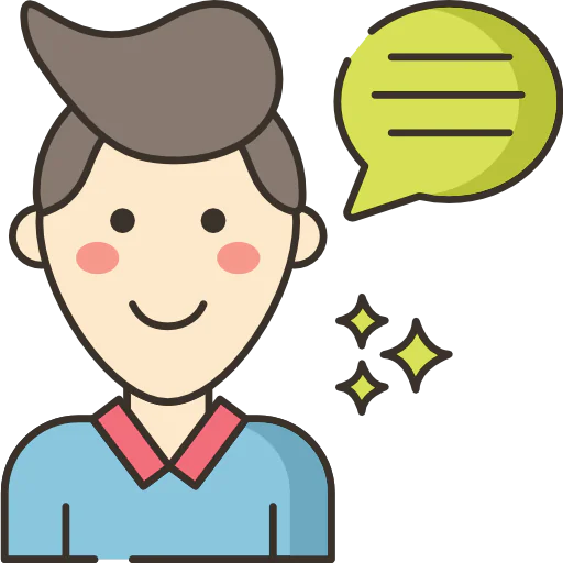 Talking icon