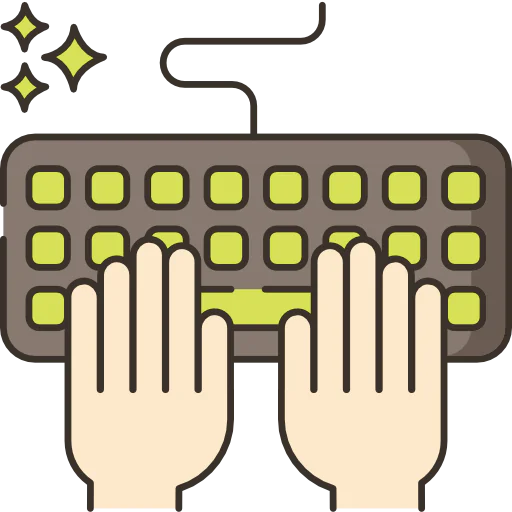 Typing icon