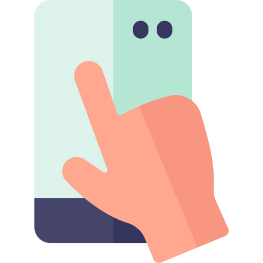 Touch screen icon