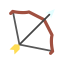 Bow and arrow ícono 64x64
