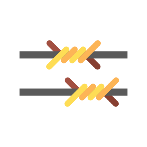 Barbed wire icon