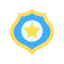 Sheriff badge icon 64x64