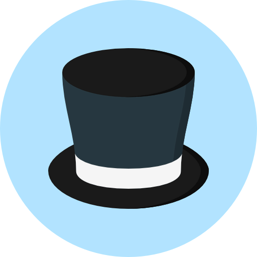 Top hat icon