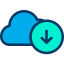 Cloud computing biểu tượng 64x64