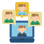 Videoconference icon 64x64