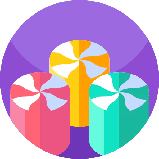 Candy roll icon