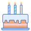 Birthday cake icon 64x64