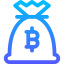 Биткойн-сумка иконка 64x64