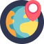 Globe icon 64x64