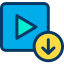 Play button icon 64x64