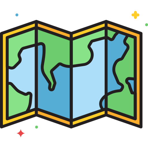 World map icon