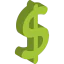 Dollar symbol Ikona 64x64