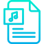 Music file icon 64x64