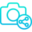Photo camera icon 64x64