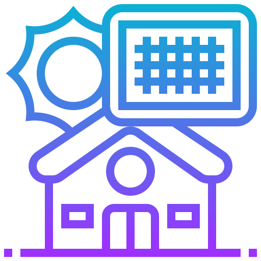 Solar panel icon