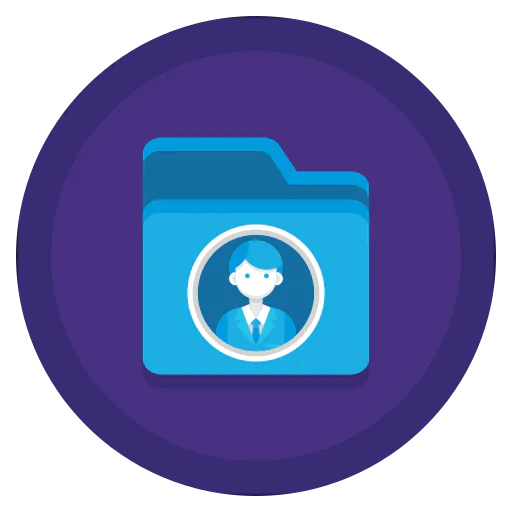 Personal data icon
