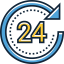 24 hours іконка 64x64