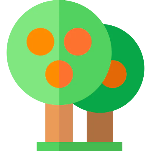 Tree fruit icon