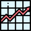 Line chart Symbol 64x64