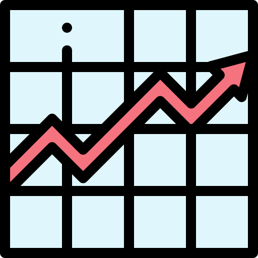 Line chart icon