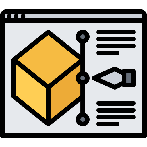 3d modeling icon