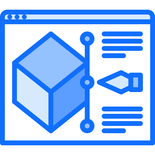 3d modeling icon