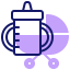 Baby pacifier icon 64x64