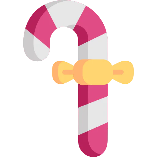 Candy cane icon