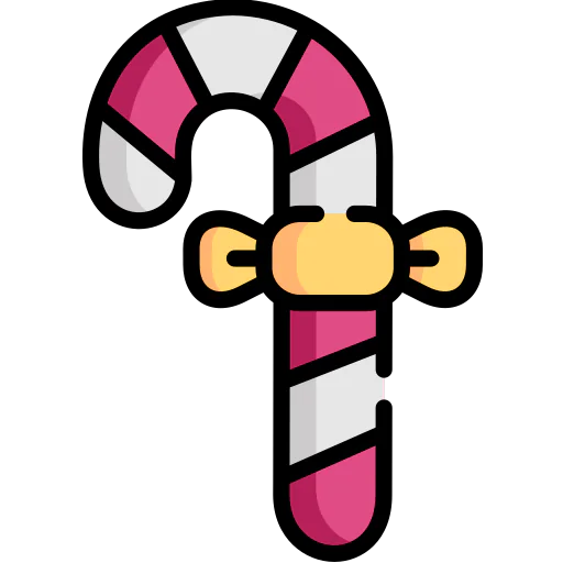 Candy cane icon