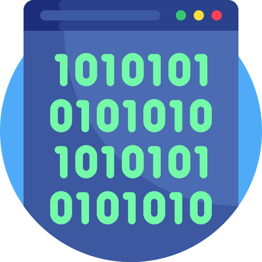 Binary code ícone