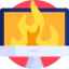 Cyber attack Symbol 64x64